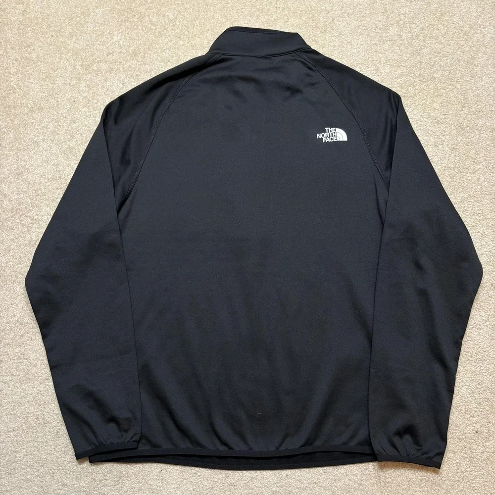 The North Face Fleece Pullover NWT Mens Large Black 1/4‎ Zip Hiking Canyonlands